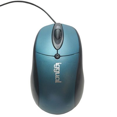 iggual Raton optico COM ERGONOMIC XL 800DPI azul